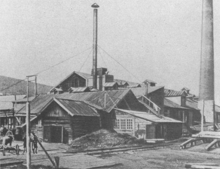 Механизированный кирпичный завод, построенный в 1909 г.