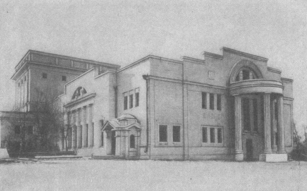 Здание театра «Красный Факел» в 1937 году. Новосибирск