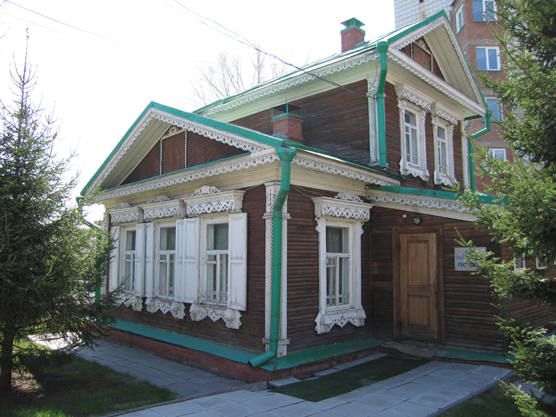 Памятник деревянного зодчества по ул. Чаплыгина № 25. Новосибирск – Ново-Николаевск