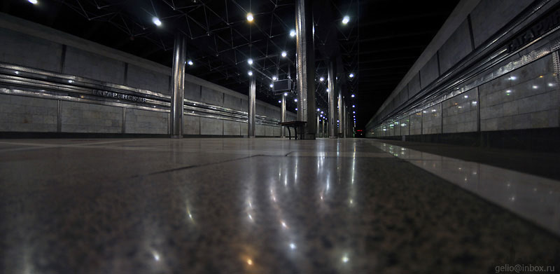 Станция «Гагаринская». Новосибирский метрополитен. Ленинская линия. Фото: Степанов Слава