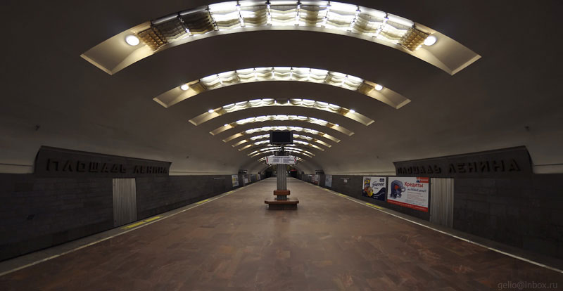 Станция «Площадь Ленина». Новосибирский метрополитен. Ленинская линия. Фото: Степанов Слава