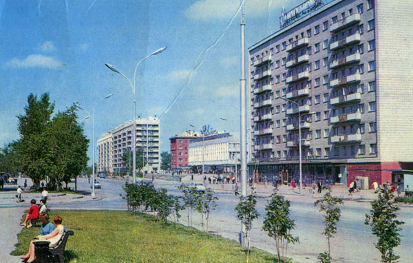Вокзальная магистраль. Новосибирск. 60-е гг.