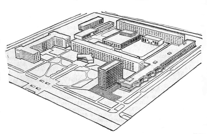 Комплекс учебных зданий электротехнического института на проспекте Карла Маркса 