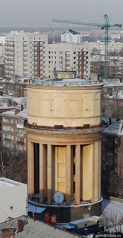 Водонапорная башня на пл. Маркса (улица Ватутина, 29/1) Новосибирск. Фото: Степанов Слава