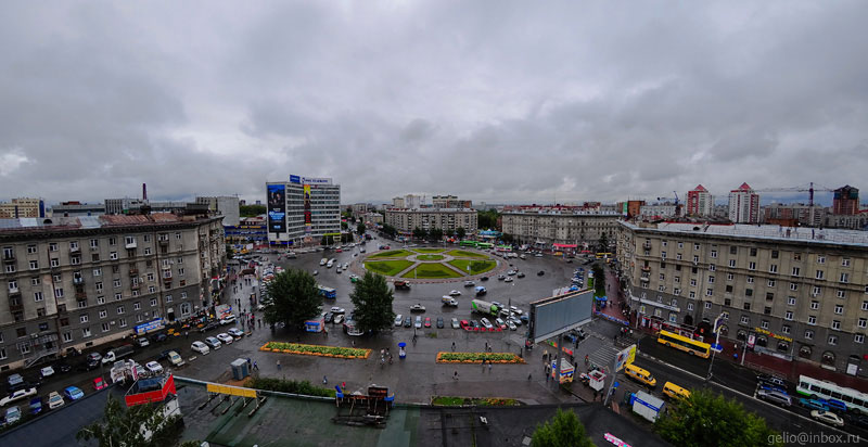 Площадь Калинина. Новосибирск. Фото: Степанов Слава