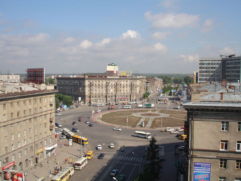 Площадь Калинина. Новосибирск. Фото: Степанов Слава
