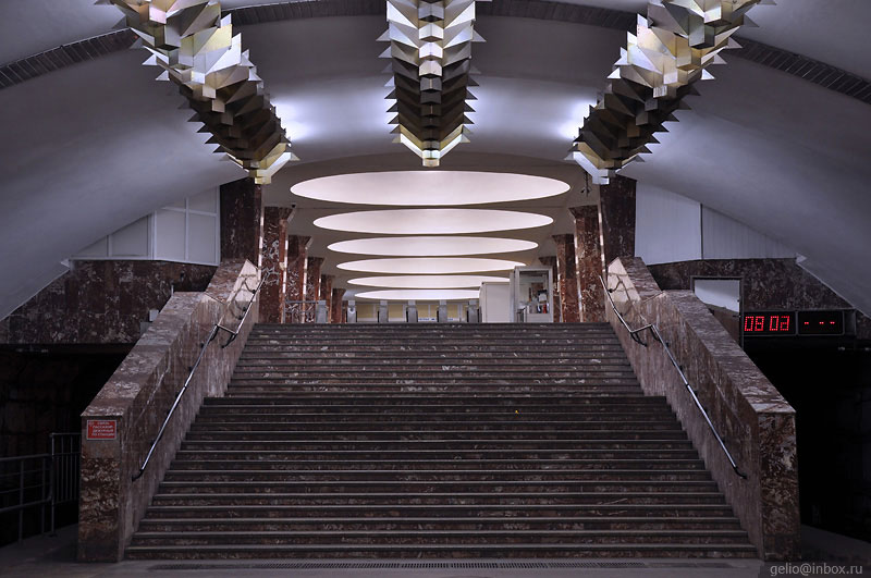 Станция «Площадь Маркса». Новосибирский метрополитен. Ленинская линия. Фото: Степанов Слава