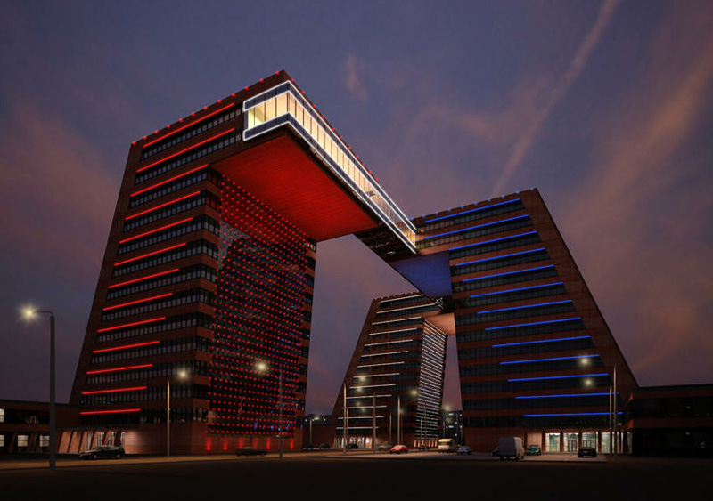 Проект комплекса зданий ИКТ-кластера Академпарка. Центр Информационных Технологий в новосибирском Академгородке